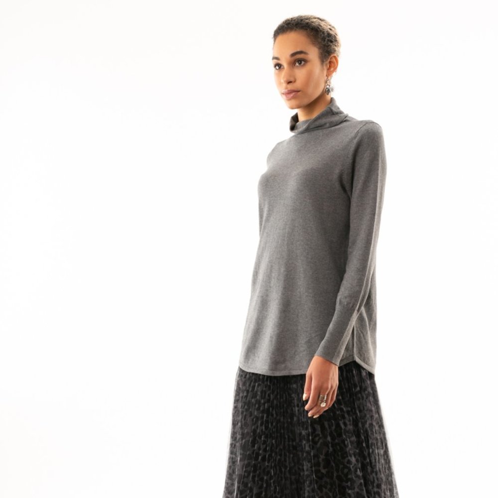 Grey Turtleneck